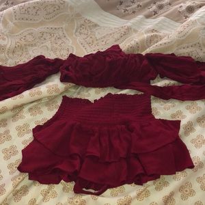 Garnet two piece set!